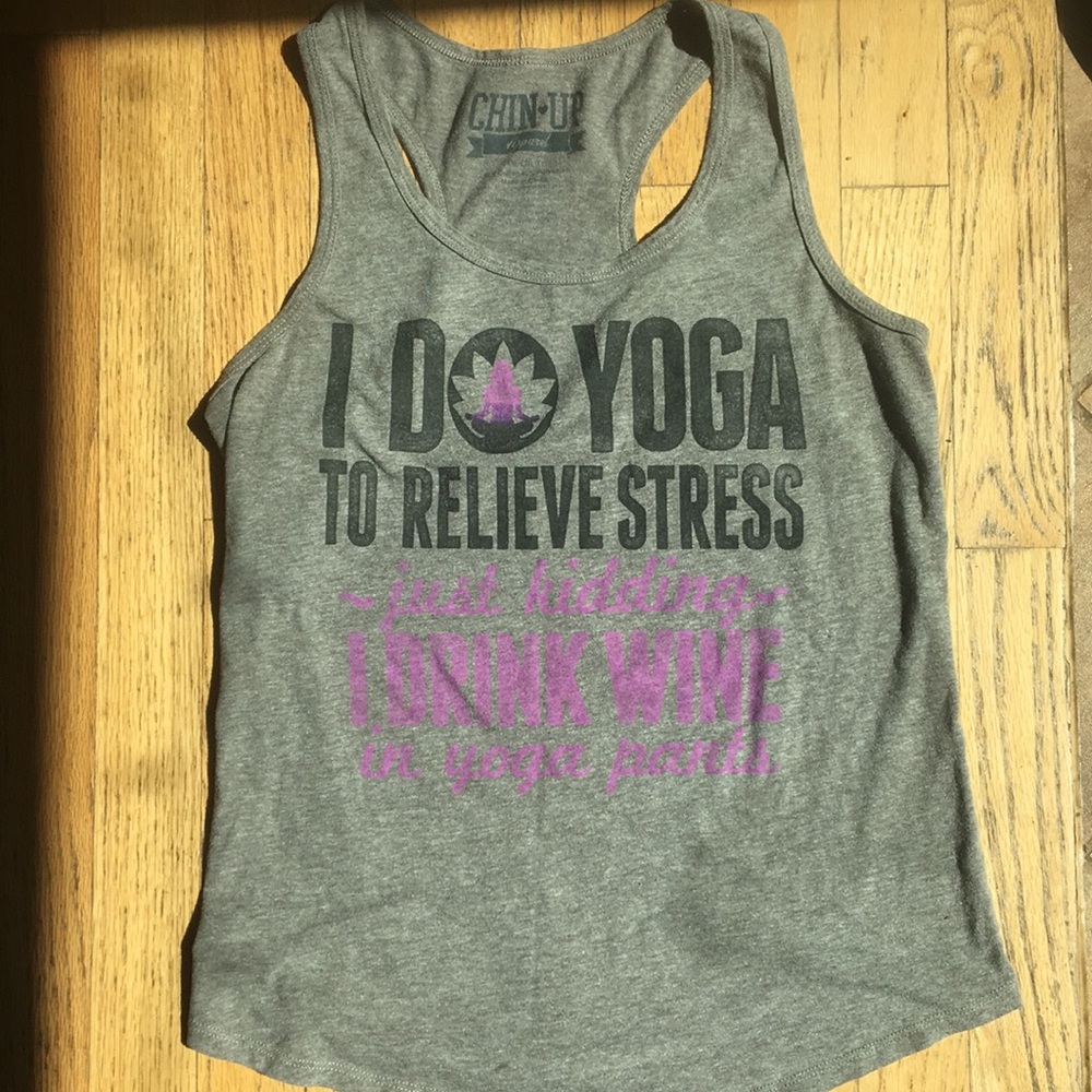 Yoga wine comfy tank